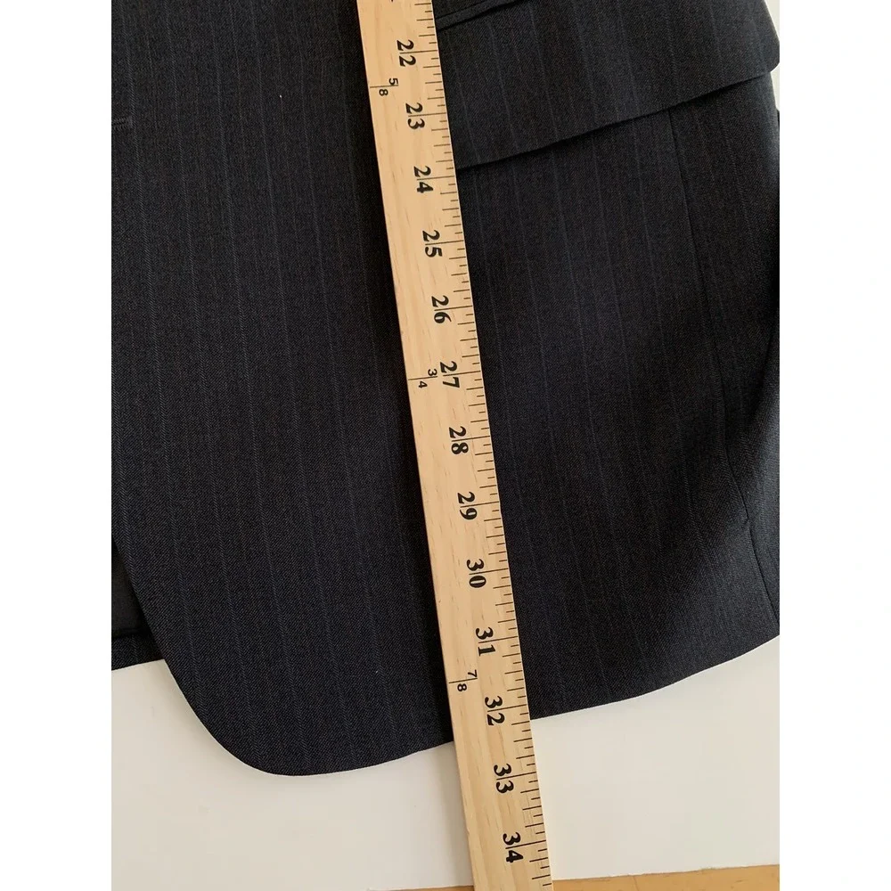 Banana Republic Mens Blazer 44 Black‎ Modern Italy Wool Suit Jacket Sport Coat